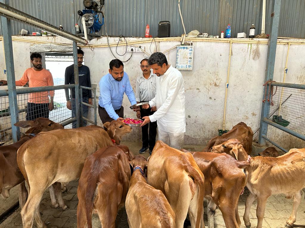 Inauguration of mineral mixture unit in Cattle Feed Plant